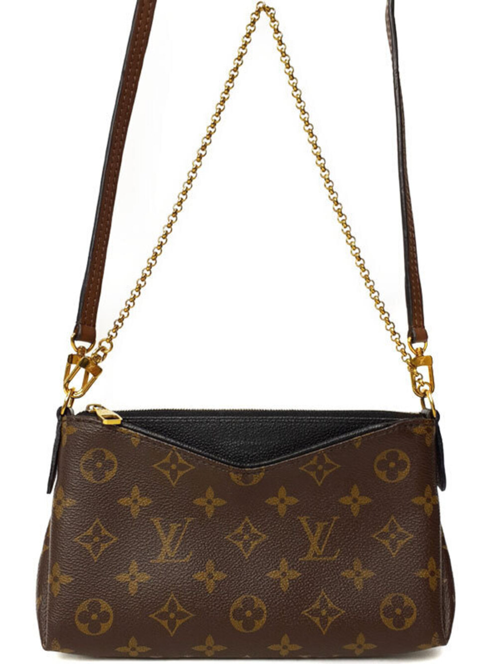 Louis Vuitton Monogram Pallas Clutch Bag